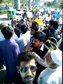 Gustakh e Nabi ki aik saza, sar tan se juda. Shaheer Sialvi/Hanif Qureshi leading rally