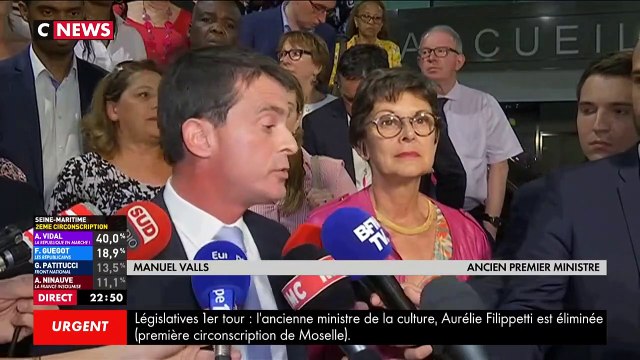 Valls annonce être au second tour