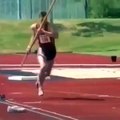 Pole-vault Gone Terribly Wrong!