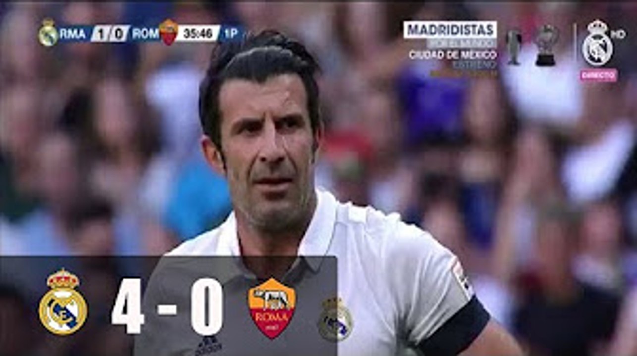 Real Madrid Legends vs AS Roma Legends 4-0 - All Goals & Extended Highlights 11/ 06/ 2017 HD