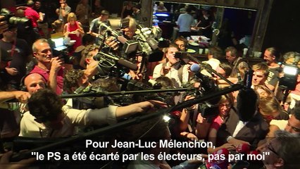 Mélenchon : "le PS a été écarté par les électeurs, pas par moi"