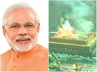 namo-fans-in-mangaluru-perform-mahayaga-wishing-long-life-for-modi