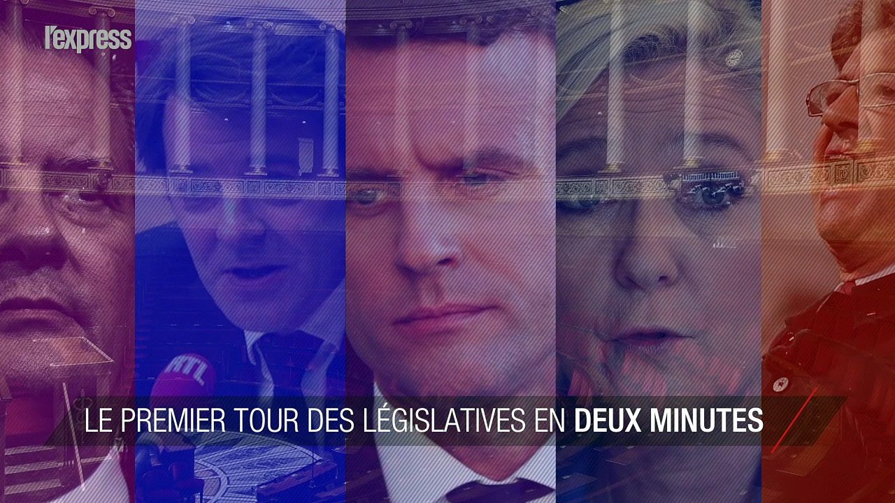Législatives: le premier tour résumé en deux minutes