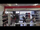 Andre Berto Shadow Boxing Ready For Any 147 Fighter - EsNews Boxing