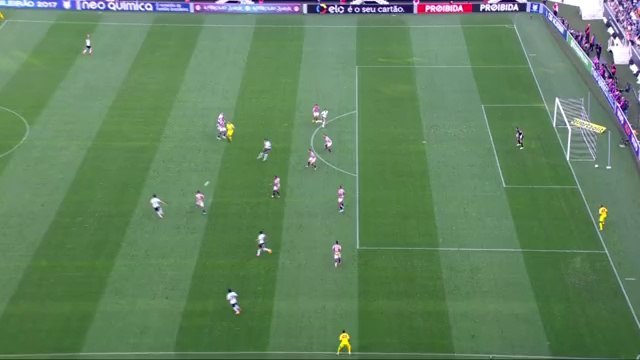 Corinthians 3 x 2 São Paulo pelo Brasileirão 2017 6ª rodada 1º turno Os gols