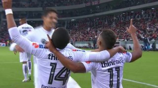 Atlético-PR 0 x 2 Santos Brasileirão 2017 6ª rodada 1º turno gols Melhores Momentos