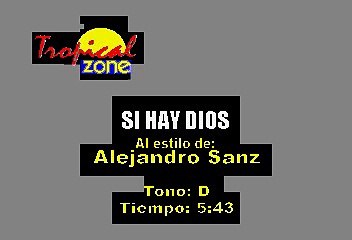 Alejandro Sanz - Si hay dios (Karaoke)