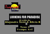 Alejandro Sanz & Alicia Keys - Looking for paradise (Karaoke)