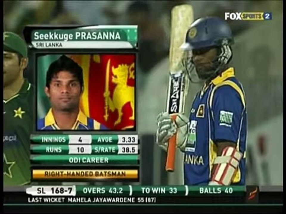 Shahid 'BOOM BOOM' Afridi 5_35 vs Sri Lanka 4th ODI 2011