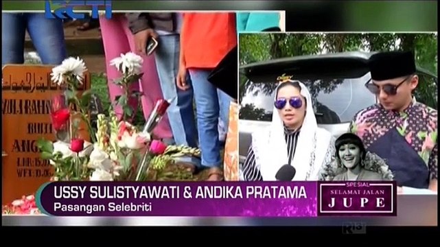 Andhika dan Ussy Ziarah ke Makam Jupe