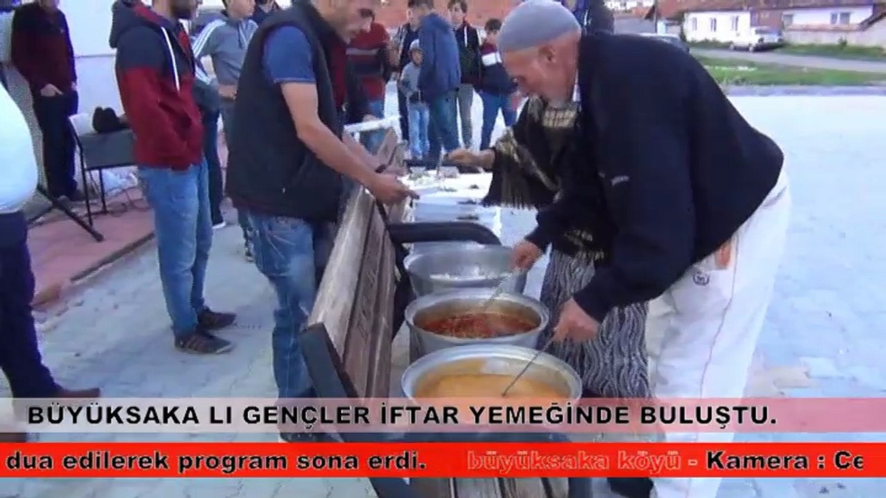 Büyüksaka lı gençler birlik ve dayanışma iftarında  buluştu