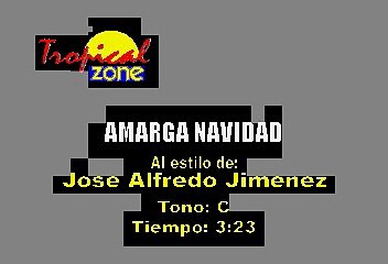 Amarga Navidad - Jose Alfredo Jimenez (Karaoke)