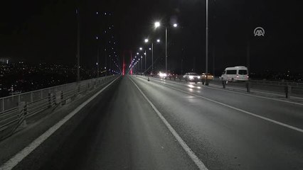 15 Temmuz Şehitler Köprüsü'nde Bakım Onarım Çalışmaları Başladı