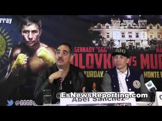 Abel Sanchez: Murray Is 6 Feet?  Gennady Golovkin Will Make Him 5'10 - Esnews Boxing