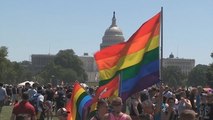 Masiva manifestación en Washington por los derechos de los homosexuales