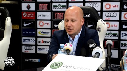 Press konferencija / Partizan -Rad 27.08.2016