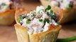 307.Chicken Salad Bites with Cranberries & Walnuts