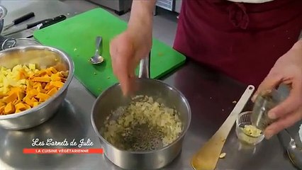 Recette  -  Crumble à la courge buttercup  de Gilles - Les ca