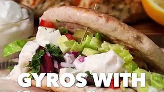 503.Gyros with Greek Chicken