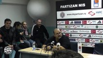Džikić konferencija za medije nakon utakmice Partizan -Olimpija 16.10.2016