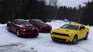 2017 Dodge Challenger GT AWD vs Ford Mustang vs Chevy Camaro Ma