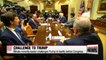 U.S. Senate minority leader invites Trump to testify on Capitol Hill
