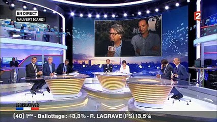 Législatives: Entre Gilbert Collard (FN) et Laurent Delahousse le courant ne passait pas vraiment