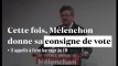 Mélenchon appelle à ne pas 