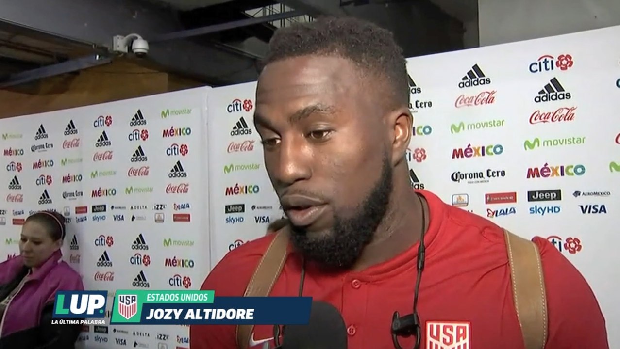 Jozy Altidore habló tras el partido contra México