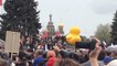 Saint Petersburg Crowd Bounces Around Giant Inflatable Rubber Duck as a Symbol of Protest