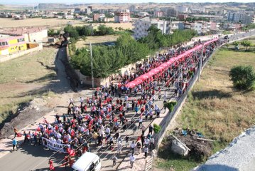 Kozluk Aybüke Öğretmen Için Yürüdü