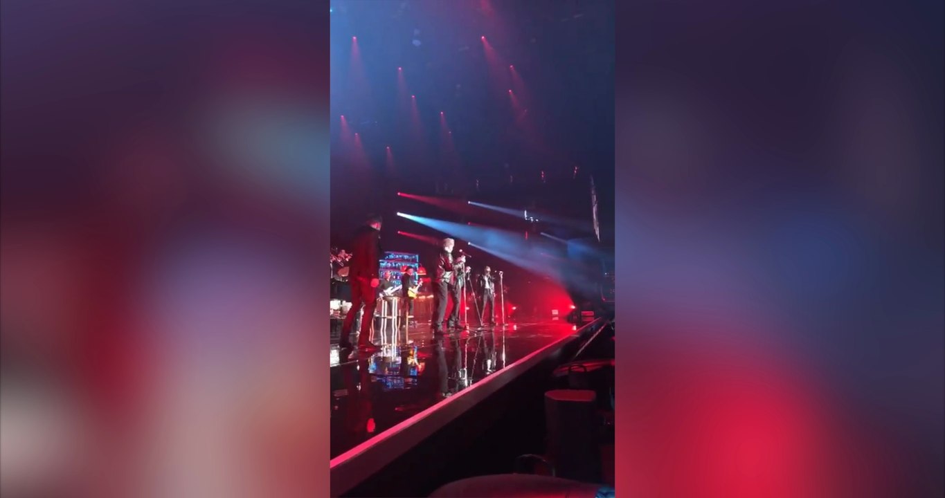 Le concert des Vieilles Canailles filmé par Laeticia Hallyday