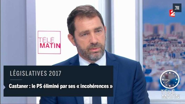 Elections législatives : le PS éliminé par ses « incohérences » selon Castaner