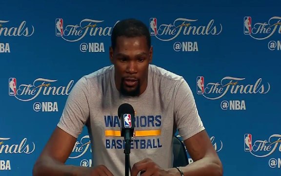 【NBA】Kevin Durant Says He did not Watch the 2016 NBA Finals 2017 NBA Finals