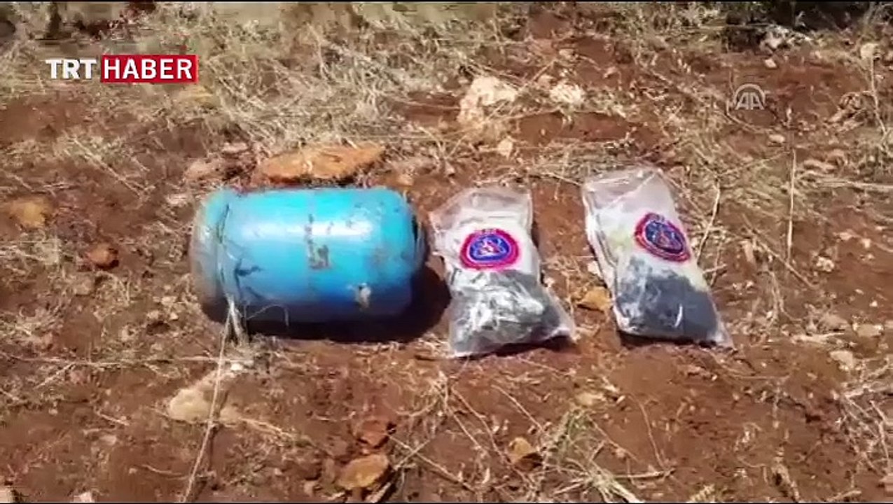 Dargeçit'te yola tuzaklanan patlayıcı böyle imha edildi