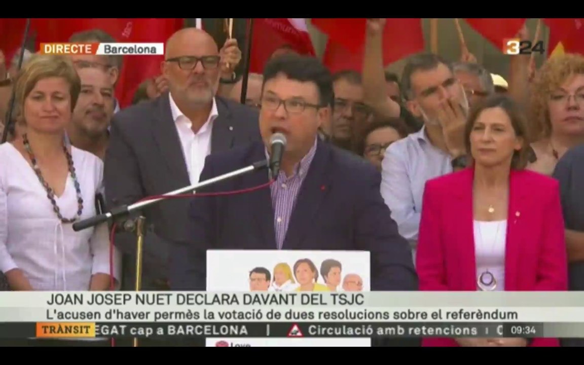 Nuet: 'Si som un sol poble, som invencibles, i serem lliures'