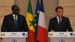 Déclaration conjointe d'Emmanuel Macron avec M. Macky SALL, Président de la République du Sénégal. - vidéo Dailymotion