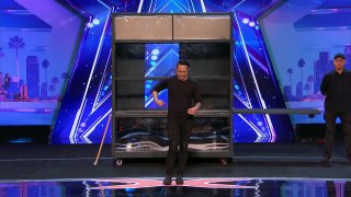 Demian Aditya- Escape Artist Risks His Life During AGT Audition - America's Got Talent 2017