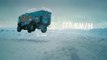 Faire sauter un camion dans la neige à 140km/h... FOU !