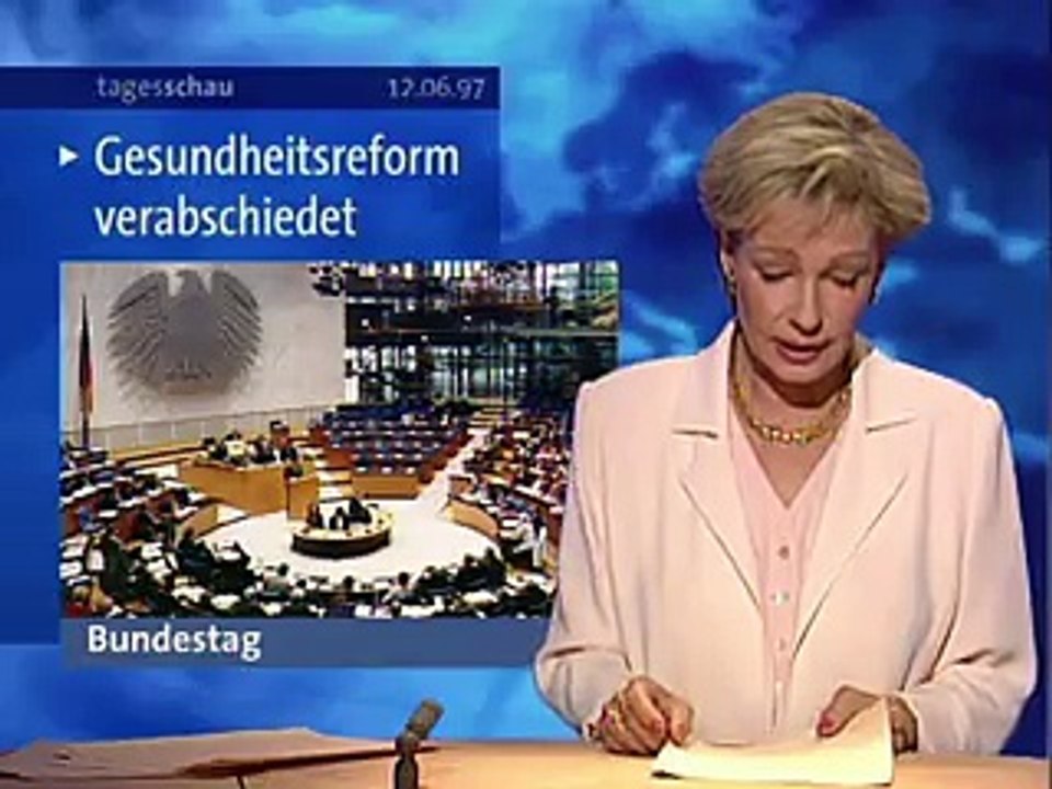 Tagesschau | 12. Juni 1997 20:00 Uhr (mit Dagmar Berghoff) | Das Erste