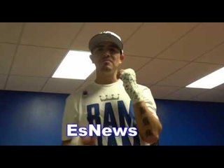 Brandon Rios Got A Visit In Locker Room Before Fight From Robert Garcia EsNews Boxing