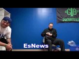 Brandon Rios Seconds Before His KO Win Says I Am Nervous - EsNews Boxing