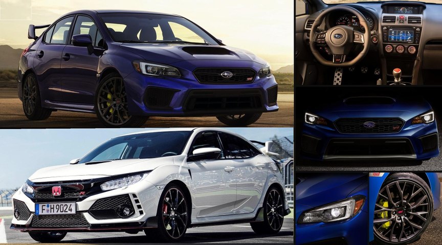 18 Subaru Wrx Sti Vs Honda Civic Type R 17 Video Dailymotion
