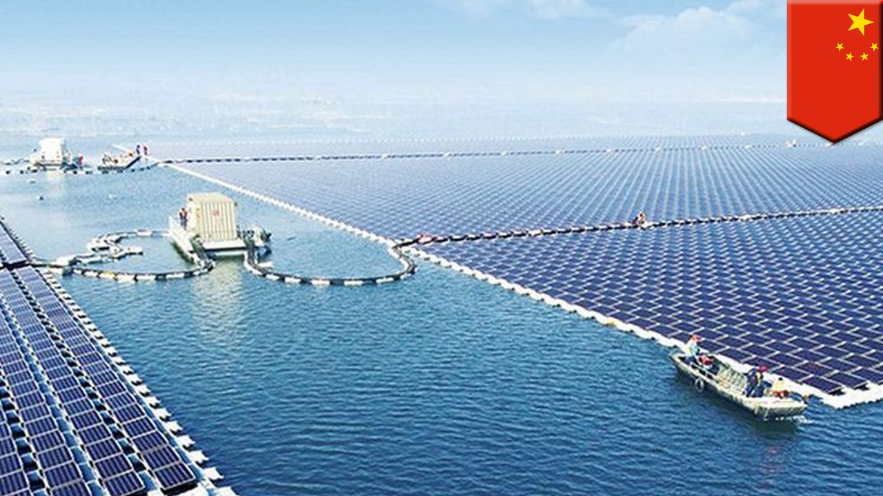 China solar panels: PRC is now home to the world’s largest floating solar farm