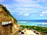 Bali Pandawa Beach, falaises côtières caché derrière et philosophie des cinq Pandavas