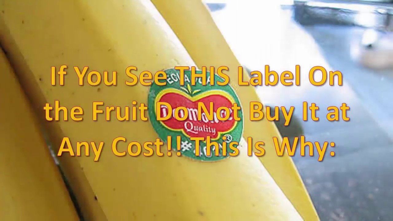 If You See THIS Label On the Fruit Do Not Buy It at Any Cost!! This Is Why