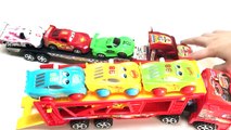Learning Color With Disney PIXARdsa Cars Lightning McQueen Mack Truck Jeep for kids ca