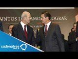 Peña Nieto le desea suerte a Fausto Vallejo