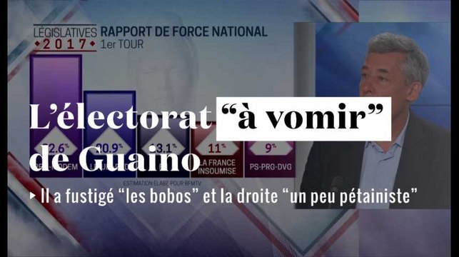 Entre bobos et droite un peu pétainiste , Guaino estime son électorat à vomir