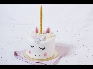 Gâteau Licorne en cake design